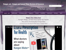 Tablet Screenshot of kangen.net