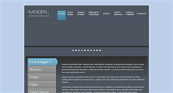 Desktop Screenshot of kangen.cz